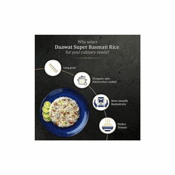 Daawat Super Perfectly Aged Long Grain With Rich Aroma Basmati Rice thumbnail 7