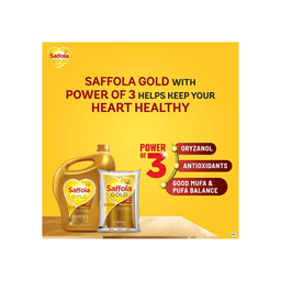 Saffola Gold Refined Cooking Oil Pouch thumbnail 5