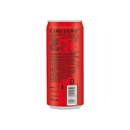 Coca-Cola Zero Sugar Soft Drink Can thumbnail 2
