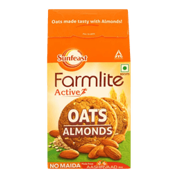 Sunfeast Farmlite Oats With Almonds Biscuits thumbnail 1