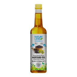 Natureland Organic Pure Kachi Ghani Mustard Oil Cold Pressed thumbnail 1