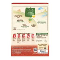 Nestle Cerelac Stage 1 (0-6 Months) Wheat Apple thumbnail 2