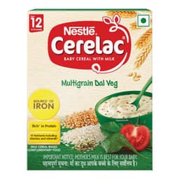 Nestle Cerelac Multigrain Dal Veg Milk Stage 4 From 12 To 24 Months thumbnail 2