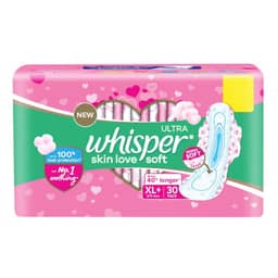 Whisper Ultra Skinlove Soft Sanitary Pads XL+ thumbnail 2