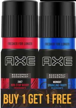 Axe Recharge Midnight Deodorant For Men (Buy 1 Get 1 Free) thumbnail 2