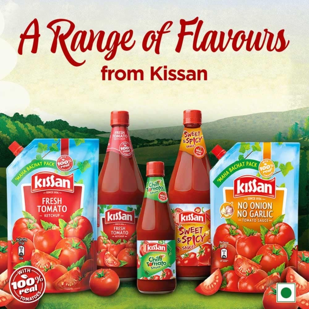 Kissan Fresh Tomato Ketchup Pouch 2