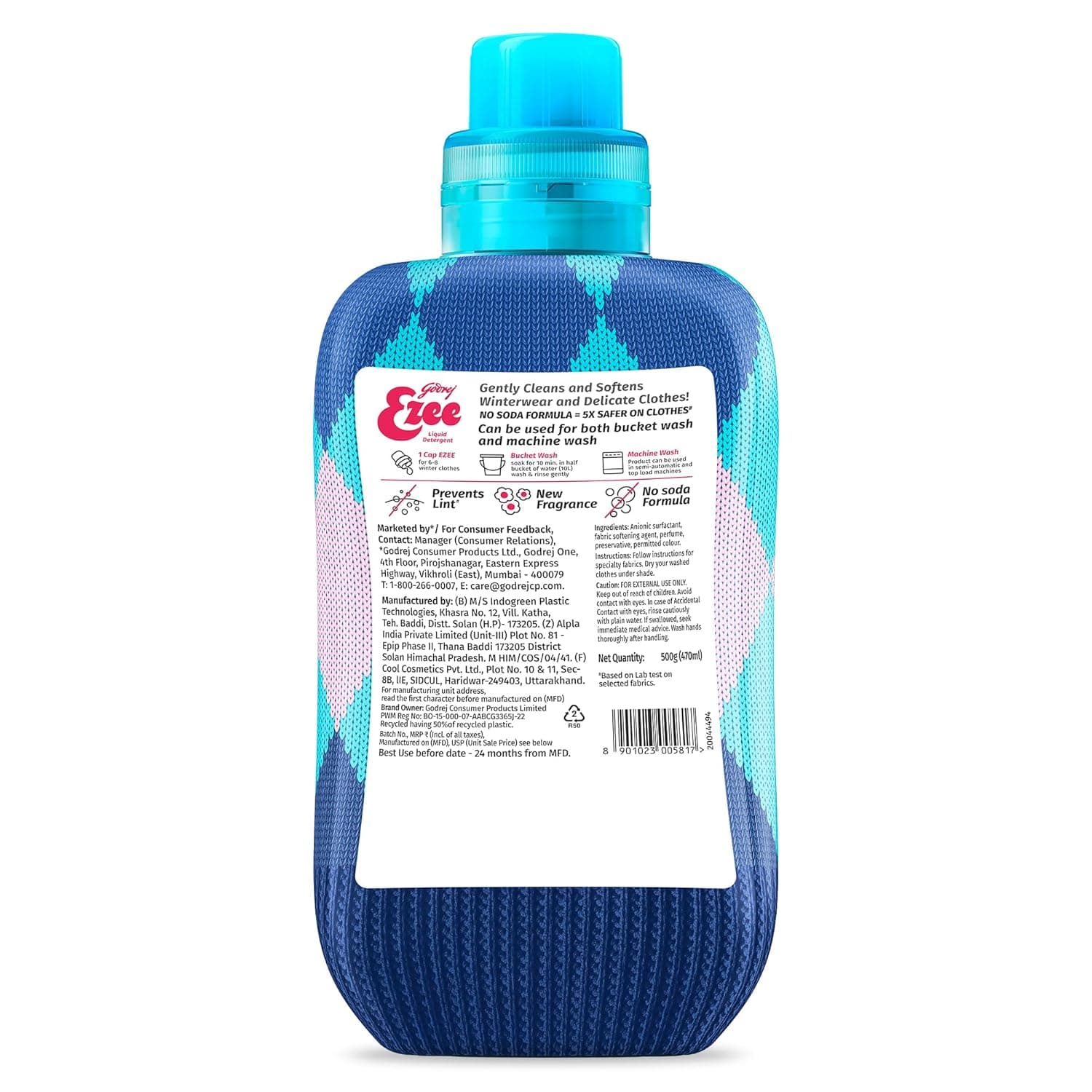 Godrej Ezee Liquid Detergent Bottle Pack 2