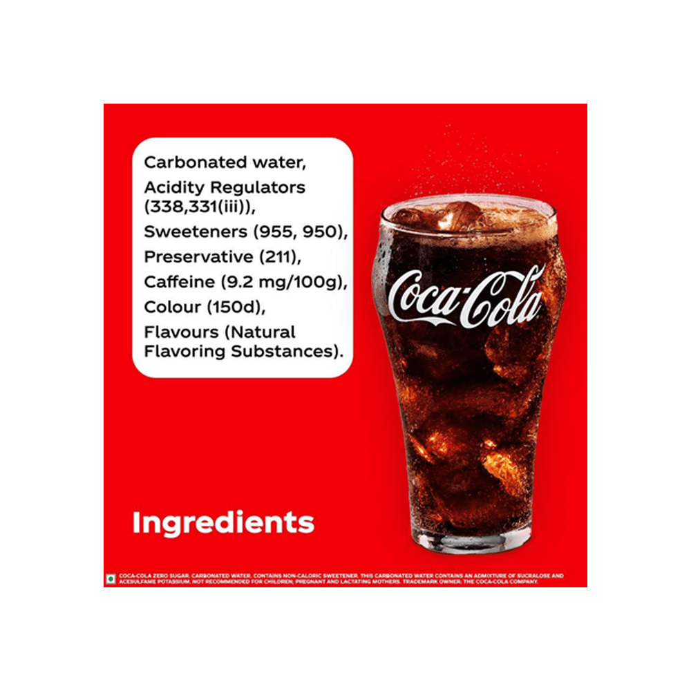 Coca-Cola Zero Sugar Soft Drink Can 3