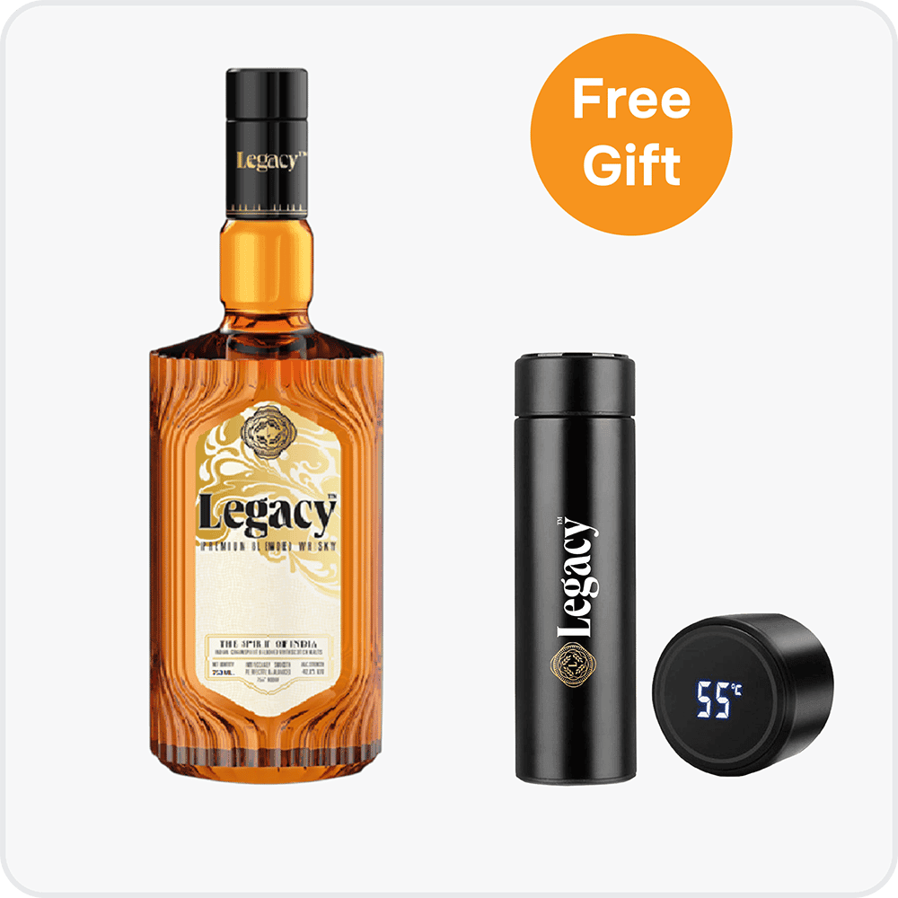 Legacy Premium Blended Whisky 750ml + Gift 1