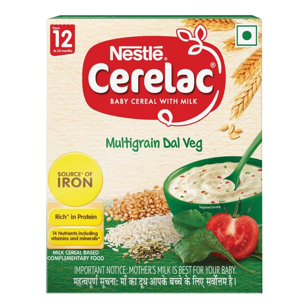 Nestle Cerelac Multigrain Dal Veg Milk Stage 4 From 12 To 24 Months 2