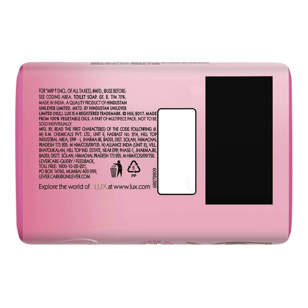 LUX Soft Touch French Rose And Almond Oil Soap 3
