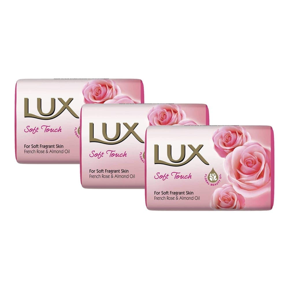 LUX Soft Touch French Rose And Almond Oil Soap 2
