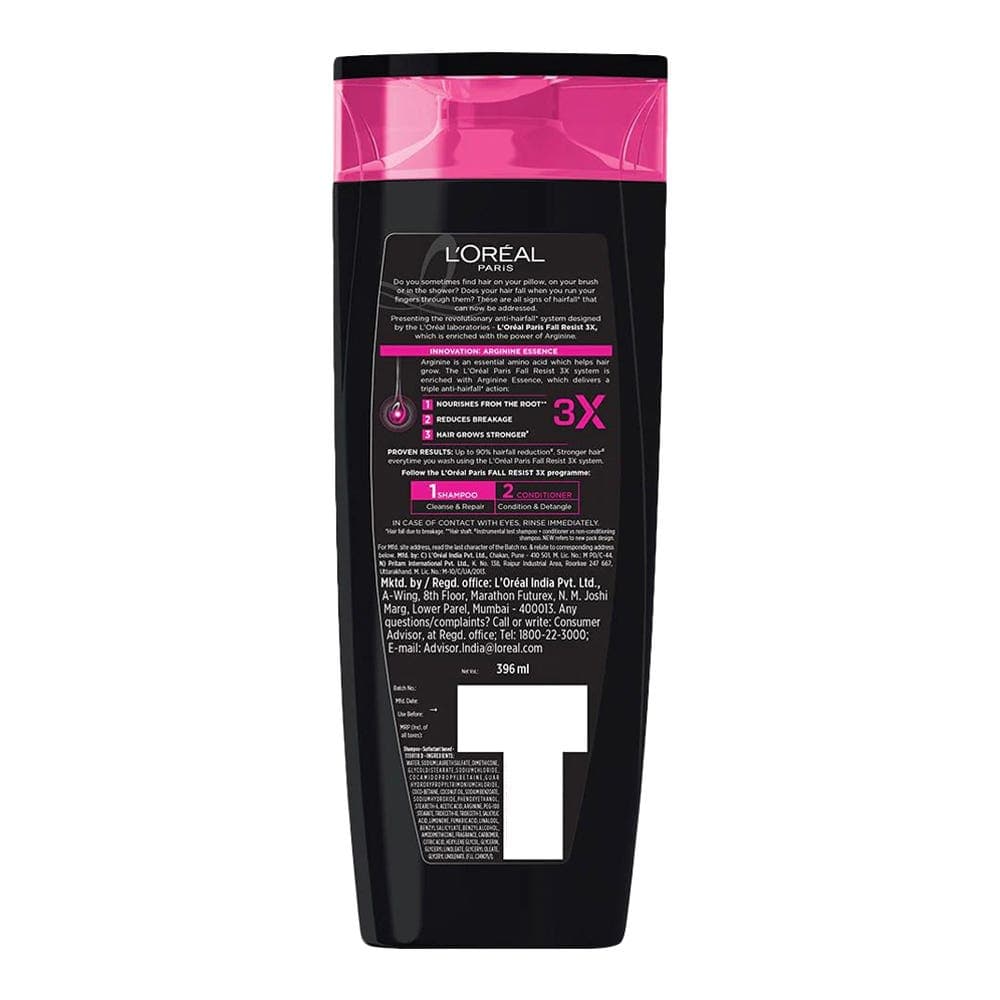 L'Oreal Paris Fall Resist 3X Anti-Hair Fall Shampoo 3