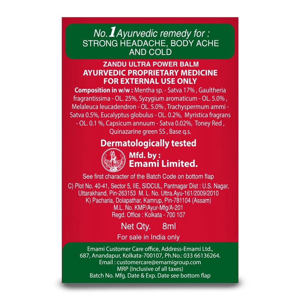 Zandu Ultra Power Balm 2
