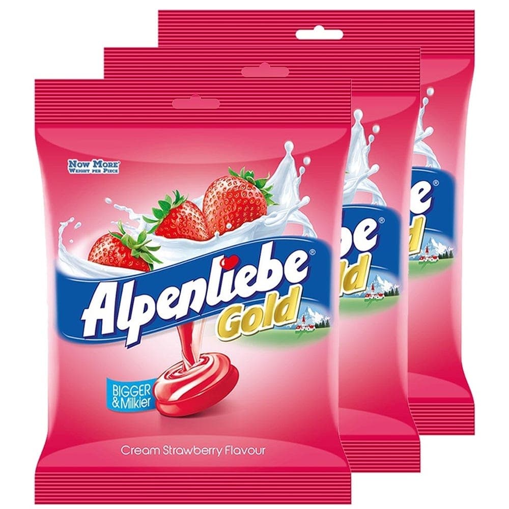 Alpenliebe Gold Cream Strawberry Candy Pouch 2