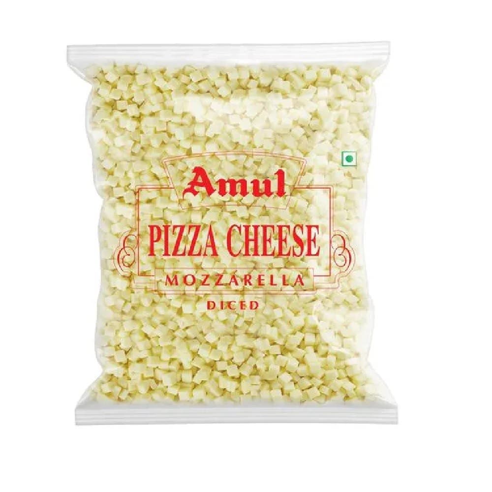 Amul Cheese Diced Mozzarella Pouch 3