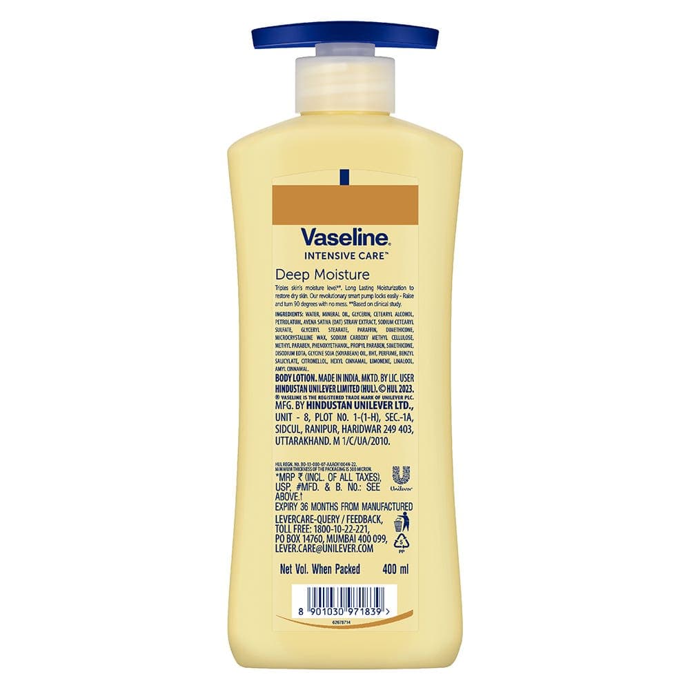 Vaseline Intensive Care Deep Moisture Body Lotion 3