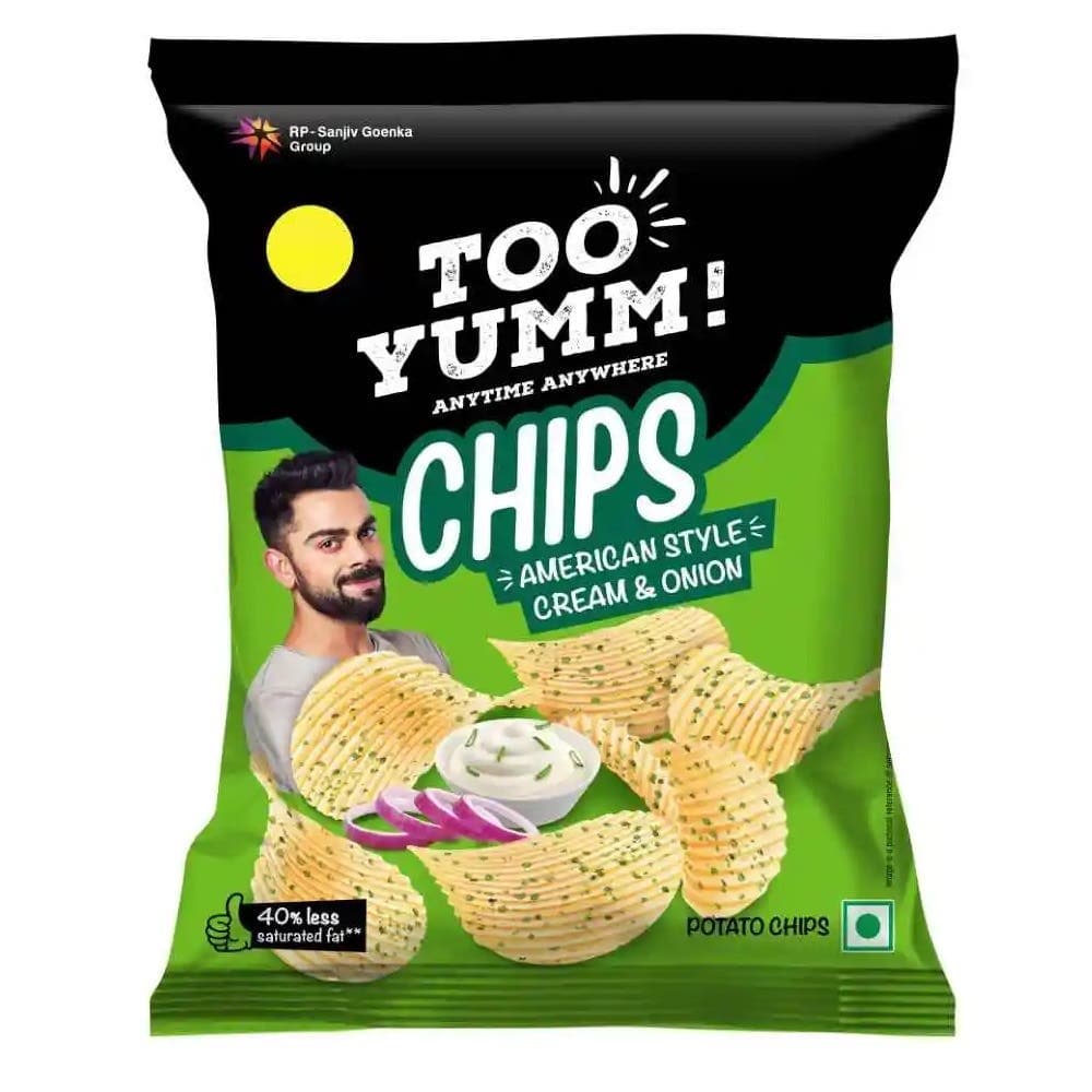 Too Yumm American Cream & Onion Potato Chips Pouch 3