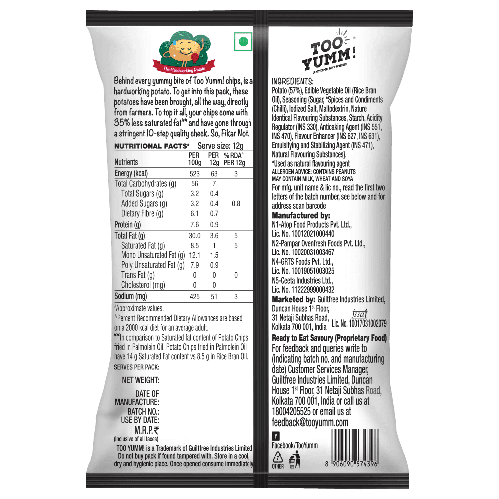 Too Yumm Smoking Hot Bhoot Chips 3