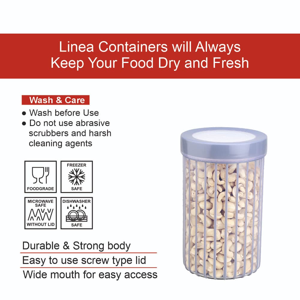 Joyo Better Home Linea Container 2000ml, Assorted 2