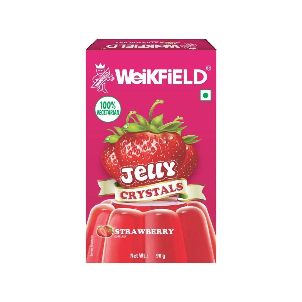 Weikfield Strawberry Jelly Crystal 90G