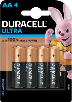 Duracell Ultra Alkaline Aa Battery 4 Units