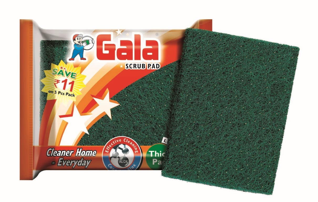Gala Scrub Pad 3 X 4 Cm Pack Of 5