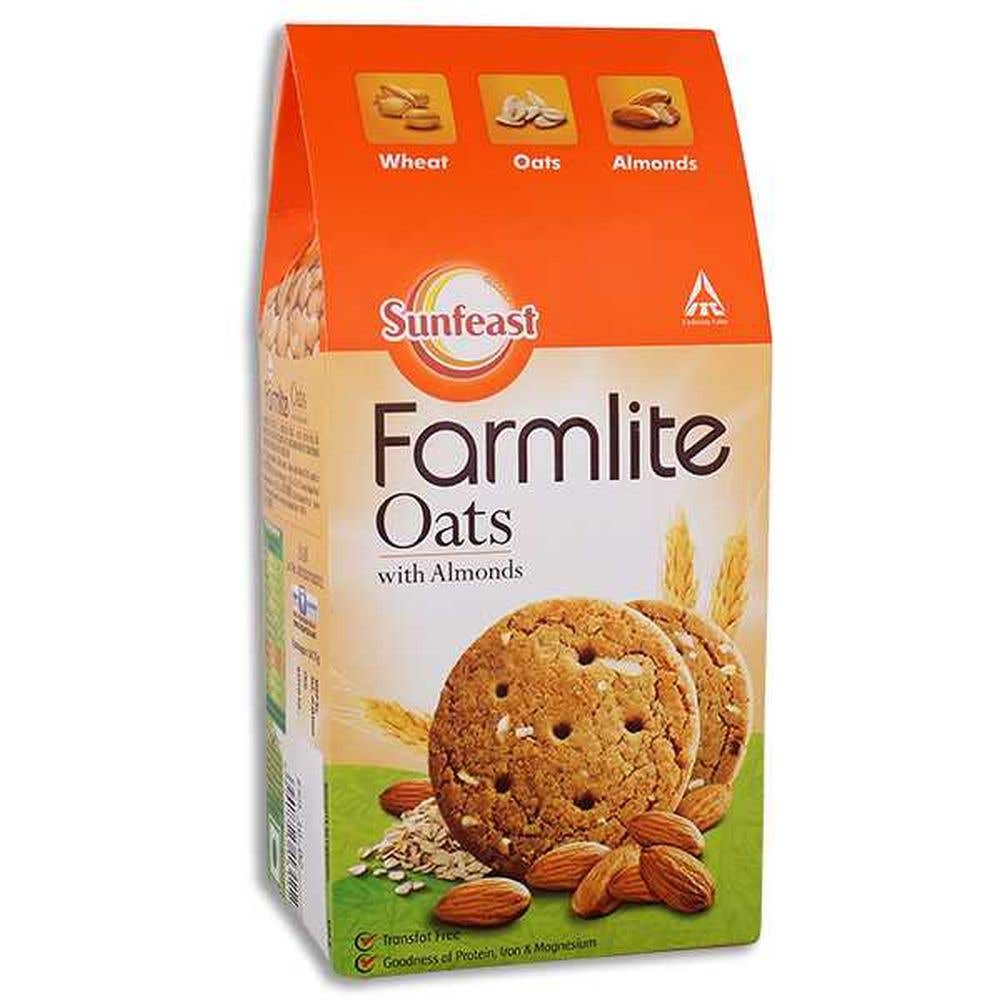 Sunfeast Farmlite Oats Almond Biscuits 150G