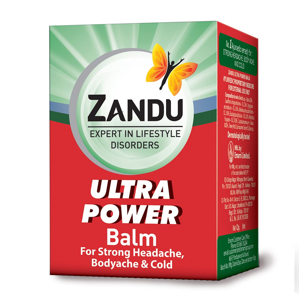 Zandu Ultra Power Balm 8 Ml
