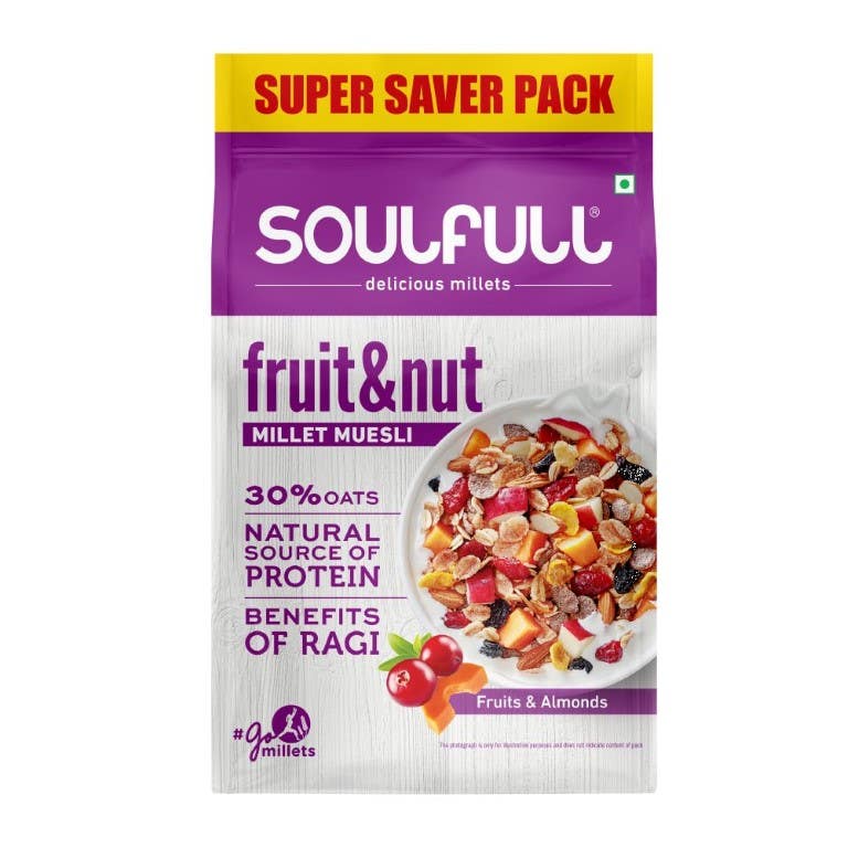 Soulfull Fruit And Nut Muesli Pouch 700G