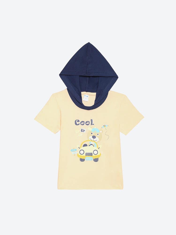 Infant Boy Graphic Print Cotton Tshirt